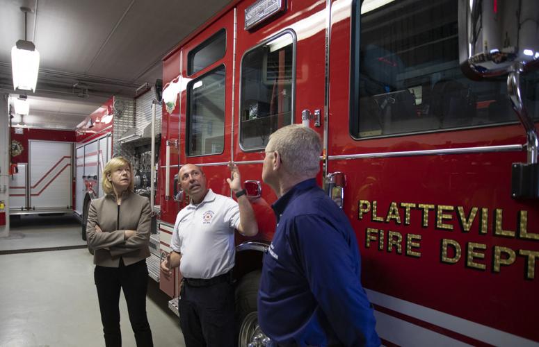 Baldwin visits Platteville to celebrate $7 million appropriation for fire station